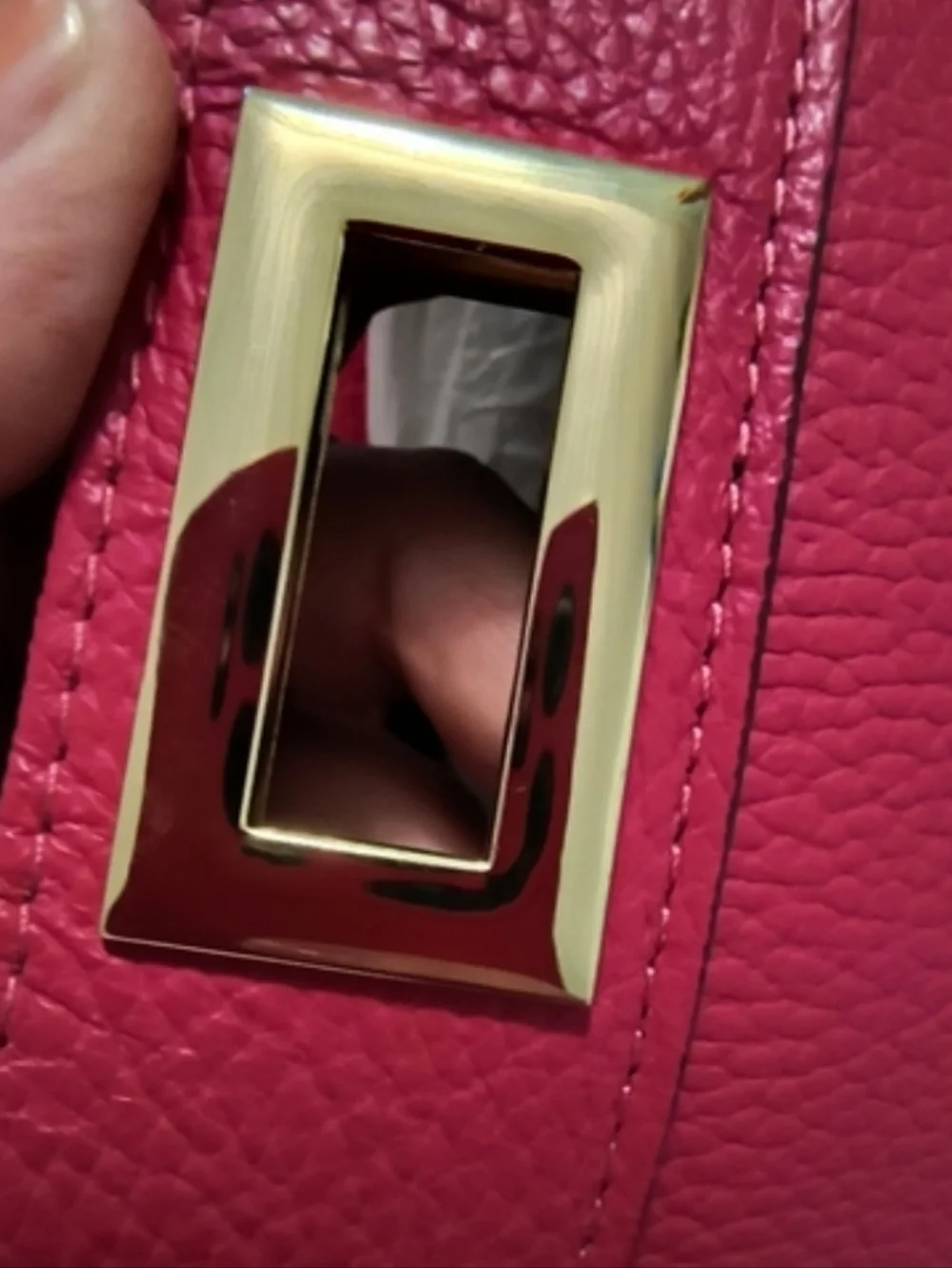 Toro Firenze Italian Double Compartment Leather Pink Bag